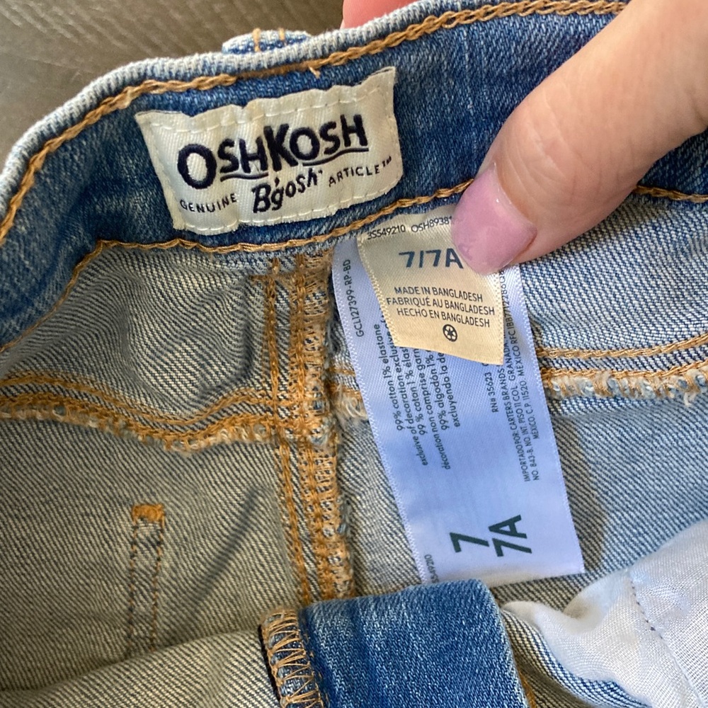 Set of 2 girls jean shorts - Picture 3 of 4